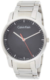 Calvin Klein City Black Dial Silver Steel Strap Watch for Men - K2G2G141