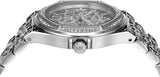 Michael Kors Lennox Analog Crystals Silver Dial Silver Steel Strap Watch For Women - MK7408