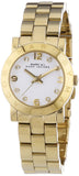 Marc Jacobs Mini Amy White Dial Gold Steel Strap Watch for Women - MBM3057