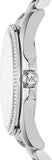 Michael Kors Bradshaw Quartz Silver Dial Silver Steel Strap Watch For Women - MK6554