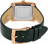Michael Kors Emery Quartz Diamonds Green Dial Green Leather Strap Watch For Women - MK4697