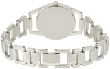 Calvin Klein Dainty Silver Dial Silver Steel Strap Watch for Women - K7L23146