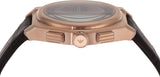 Emporio Armani Federico Chronograph Blue Dial Brown Leather Strap Watch For Men - AR11563