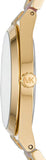 Michael Kors Channing Quartz Mother of Pearl Pink Dial Two Tone Steel Strap Watch For Women - MK6650