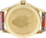 Gucci G Timeless Brown Dial Brown Leather Strap Watch For Women - YA1264133