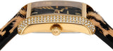 Michael Kors Emery Quartz Diamonds Black Dial Cheetah Print Leather Strap Watch For Women - MK7387