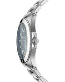 Michael Kors Everest Three-Hand Blue Dial Silver Steel Strap Watch For Men - MK9079