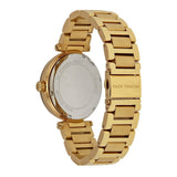 Michael Kors Skylar Black Dial Gold Steel Strap Watch for Women - MK5989