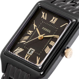 Fossil Raquel Black Dial Black Metal Bracelet Watch for Women - ES5385