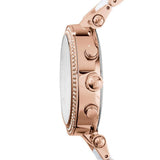 Michael Kors Parker White Dial Two Tone Steel Strap Watch for Women - MK5774