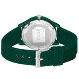 Lacoste 12.12 White Dial Green Silicon Strap Watch for Men  - 2011135