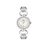 Tissot T Trend Flamingo Mother of Pearl Dial Silver Steel Strap Watch for Women - T094.210.11.116.00