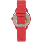 Lacoste 12.12 Red Dial Red Silicon Strap Watch for Men - 2010988