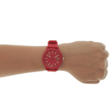 Lacoste 12.12 Red Dial Red Silicon Strap Watch for Men - 2010988