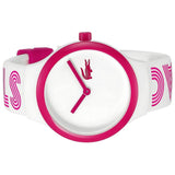 Lacoste Goa White Dial Two Tone Silicone Strap Watch for Woman - 2020106