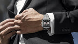 Tag Heuer Monaco Automatic Chronograph Blue Dial Silver Steel Strap Watch for Men - CBL2111.BA0644