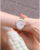 Tommy Hilfiger Brooke Pink Dial Silver Steel Strap Watch for Women - 1782020