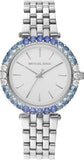 Michael Kors Darci Quartz White Dial Silver Steel Strap Watch For Women - MK4516