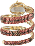 Just Cavalli Glam Snake Gold Dial Multicolor Steel Strap Watch for Women - JC1L163M0245