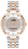 Coach Park Silver Dial Two Tone Steel Strap Watch for Women - 14503644