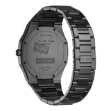 D1 Milano Ultra Thin Anthracite Gray Dial Gray Steel Strap Watch for Men - D1-UTBJ22