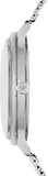 Emporio Armani Minimalist Quartz Green Dial Silver Mesh Bracelet Watch For Men - AR11578