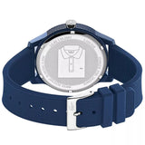 Lacoste 12.12 Blue Dial Blue Silicon Strap Watch for Men - 2010987