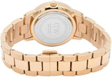 Daniel Wellington Iconic Link Emerald Green Dial Rose Gold Steel Strap Watch For Women - DW00100419