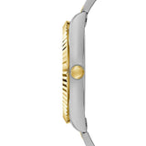 Guess Connoisseur Green Dial Two Tone Steel Strap Watch for Men - GW0265G8