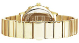 Tommy Hilfiger Blake White Dial Gold Steel Strap Watch for Women - 1781905
