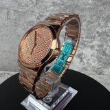 Gucci G Timeless Quartz Gold Dial Gold Steel Strap Watch For Women - YA126482