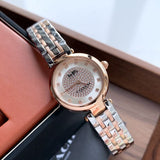 Coach Park Silver Dial Two Tone Steel Strap Watch for Women - 14503642