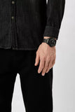 Philipp Plein The $kull Diver Black Dial Black Stainless Steel Strap Watch For Men- PWOAA0922