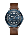 Breitling Superocean Heritage '57 Blue Dial Brown Leather Strap Watch for Men - A10370161C1X1