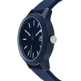 Lacoste 12.12 Blue Dial Blue Silicon Strap Watch for Men - 2010987