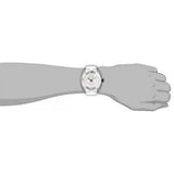 Gucci Sync XXL White Dial White Rubber Strap Watch For Men - YA137102