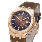 Maurice Lacroix Aikon Automatic Brown Dial Brown Leather Strap Watch For Men - AI6008-BRZ01-730-3