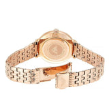 Emporio Armani Modern Mother of Pearl White Dial Rose Gold Steel Strap Watch for Women - AR11158