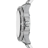 Emporio Armani World Explorer Solar Black Dial Silver Steel Strap Watch for Men - AR11787