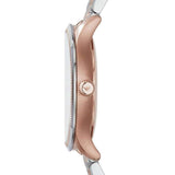 Emporio Armani Classic Silver Dial Two Tone Steel Strap Watch For Men - AR1839