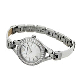 Emporio Armani Chiara Mother of Pearl Dial White Leather Strap Watch for Women - AR7353
