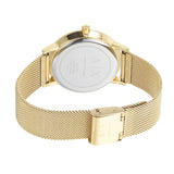 Armani Exchange Lola Analog Gold Dial Gold Mesh Strap Watch For Women - AX5536