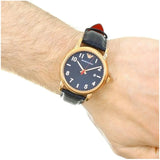 Emporio Armani Luigi Blue Dial Blue Leather Strap Watch for Men - AR11135