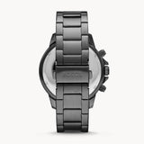 Fossil Bannon Multifunction Chronograph Green Dial Grey Steel Strap Watch for Men - BQ2504