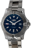 Breitling Avenger Automatic 43mm Blue Dial Silver Steel Strap Watch for Men - A17318101C1A1