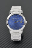Burberry The City Blue Dial Silver Steel Strap Watch for Men - BU9031