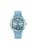 Breitling Superocean Heritage '57 Pastel Paradise Blue Dial Blue Leather Strap Watch for Women - A10340161C1X1