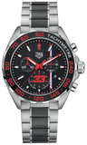 Tag Heuer Formula 1 Max Verstappen Limited Edition Grey Dial Two Tone Steel Strap Watch for Men - CAZ101U.BA0843