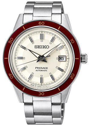 Seiko Presage Champagne Dial Silver Steel Strap Watch For Men - SRPH93J1