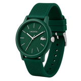Lacoste 12.12 Move Green Dial Green Silicon Strap Watch for Men - 2011238